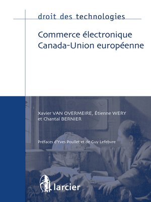cover image of Commerce électronique Canada-Union européenne